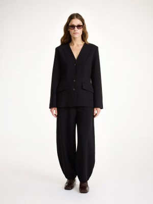 Blejzry By Malene Birger Rilane Černé | CZ_BB68957
