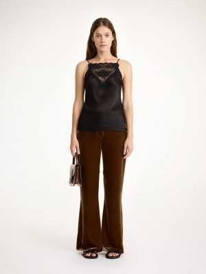 Kalhoty By Malene Birger Amores High-waisted Bison | CZ_BB94907