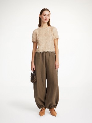 Kalhoty By Malene Birger Lumonas Shitake | CZ_BB92972