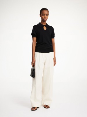 Knitwear By Malene Birger Talallia Top Černé | CZ_BB37410