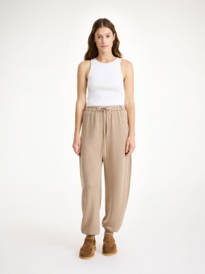 Knitwear By Malene Birger Tevana High-waisted Trousers Nomad | CZ_BB91051