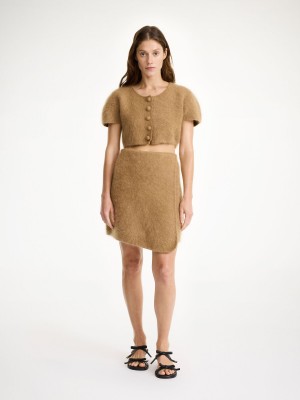 Knitwear By Malene Birger Zhara Top Hnědé | CZ_BB97718
