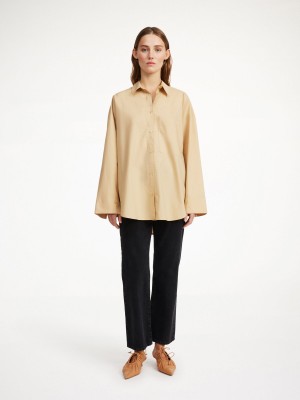 Košile By Malene Birger Derris Organic Cotton Tmavě | CZ_BB21918