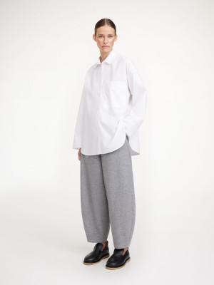 Košile By Malene Birger Derris Organic Cotton Bílé | CZ_BB57358