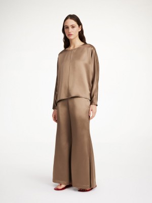 Košile By Malene Birger Odelleys Blouse Shitake | CZ_BB61366