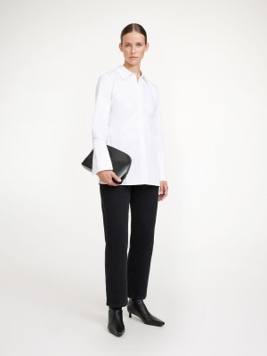 Košile By Malene Birger Padano Organic Cotton Bílé | CZ_BB52665