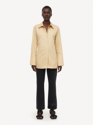 Košile By Malene Birger Padano Organic Cotton Tmavě | CZ_BB20377
