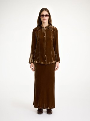 Košile By Malene Birger Rosiannas Velvet Bison | CZ_BB15012