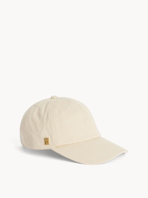 Ostatní Příslušenství By Malene Birger Aubriela Organic Cotton Hat Oyster Gray | CZ_BB84889