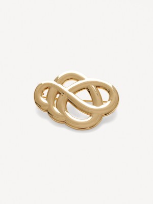 Ostatní Příslušenství By Malene Birger Broche Brooch Zlaté | CZ_BB96912
