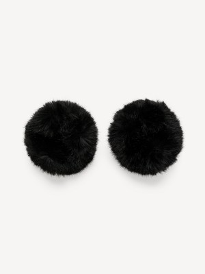 Ostatní Příslušenství By Malene Birger Elbie Wrist Cuffs Černé | CZ_BB83590