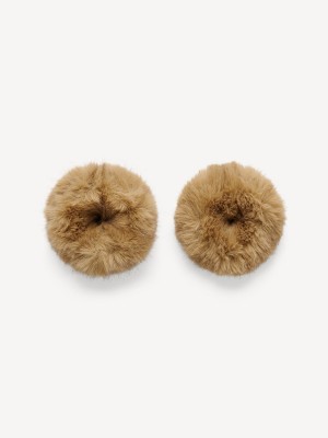 Ostatní Příslušenství By Malene Birger Elbie Wrist Cuffs Tannin | CZ_BB61536