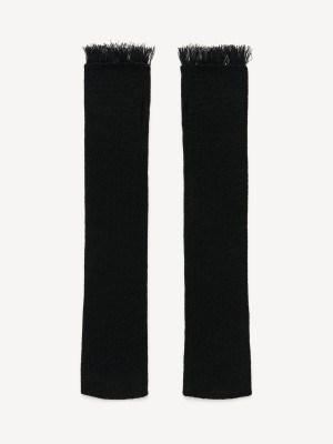 Ostatní Příslušenství By Malene Birger Fezan Gloves Černé | CZ_BB53601