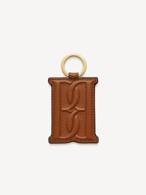 Ostatní Příslušenství By Malene Birger Monno Leather Keychain Tannin | CZ_BB87596