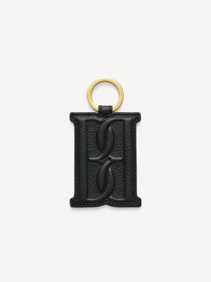 Ostatní Příslušenství By Malene Birger Monno Leather Keychain Černé | CZ_BB16573