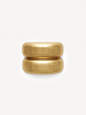 Ostatní Příslušenství By Malene Birger Ouna Brooch Zlaté | CZ_BB42715