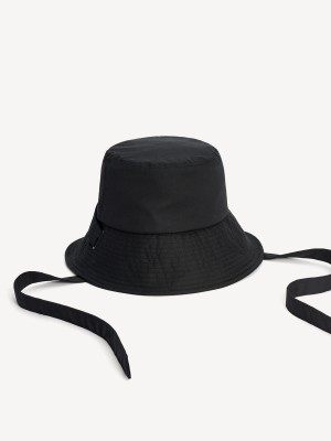 Ostatní Příslušenství By Malene Birger Piova Cotton Hat Černé | CZ_BB40101