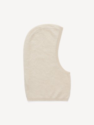 Ostatní Příslušenství By Malene Birger Renima Cashmere Balaclava Oyster Gray | CZ_BB49084