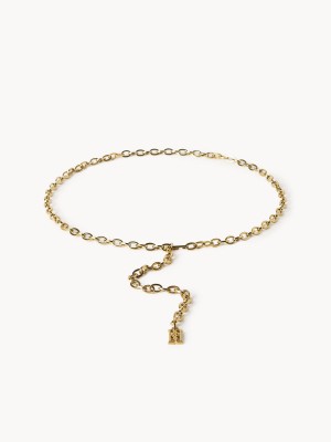 Pásky By Malene Birger Chanlo Gold-tone Chain Zlaté | CZ_BB49748