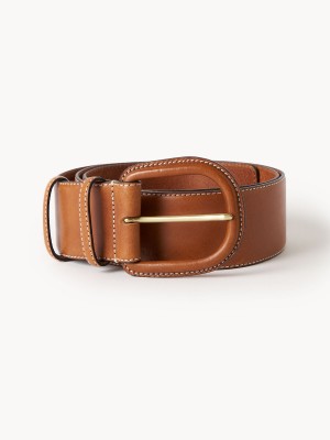 Pásky By Malene Birger Salinna Leather Caramel Cafe | CZ_BB68256