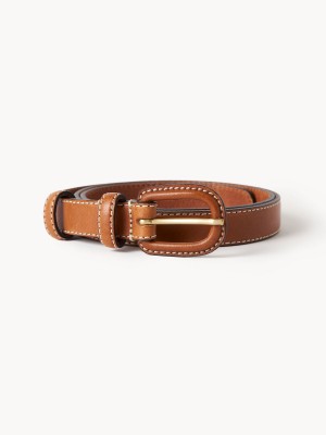 Pásky By Malene Birger Salio Leather Caramel Cafe | CZ_BB35057