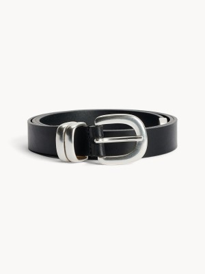 Pásky By Malene Birger Zoilo Leather Černé | CZ_BB45719