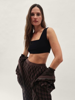 Sportovní oblečení By Malene Birger Braga Athletic Top Černé | CZ_BB33833