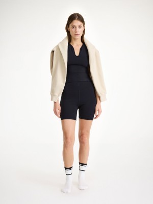 Sportovní oblečení By Malene Birger Siola Atheletic Shorts Černé | CZ_BB65695