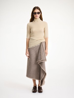 Sukně By Malene Birger Avianna Midi Birdeye | CZ_BB96063