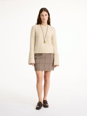 Sukně By Malene Birger Vestlinge Mini Autumn check | CZ_BB30150