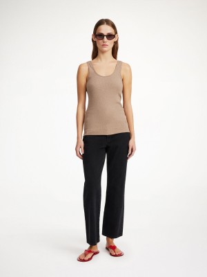 Topy By Malene Birger Anisa Organic Cotton Tank Nomad | CZ_BB97233
