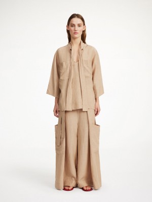 Topy By Malene Birger Dakote Blouse Nomad | CZ_BB12367