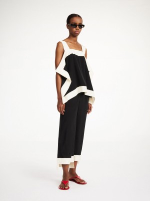Topy By Malene Birger Gabrelle Černé | CZ_BB69267