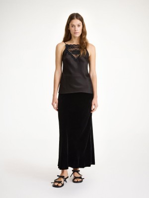 Topy By Malene Birger Leeba Černé | CZ_BB22693