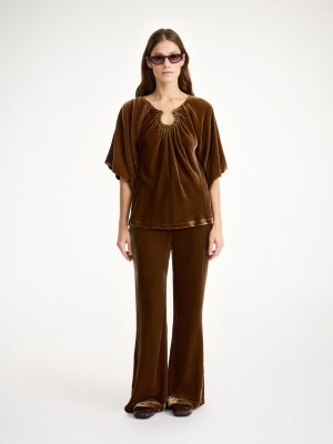 Topy By Malene Birger Loela Blouse Bison | CZ_BB70362