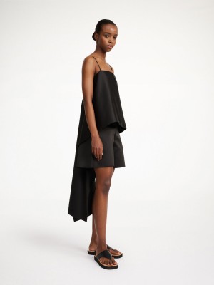 Topy By Malene Birger Trinola Černé | CZ_BB61074