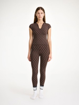 Topy By Malene Birger Venazia Athletic Tmavě | CZ_BB96857