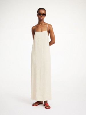 Šaty By Malene Birger Almeena Maxi Oyster Gray | CZ_BB57960
