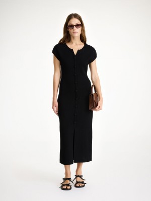 Šaty By Malene Birger Bielas Maxi Černé | CZ_BB33566