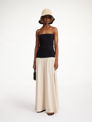 Šaty By Malene Birger Marciella Maxi Oyster Gray | CZ_BB37272