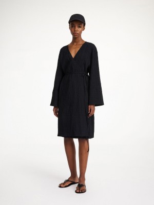 Šaty By Malene Birger Maunas Midi Černé | CZ_BB34461