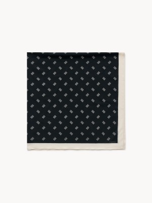 Šátky By Malene Birger Cialos Organic Cotton Černé | CZ_BB48790
