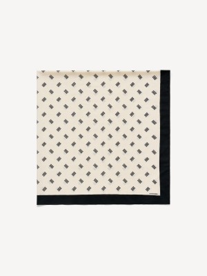 Šátky By Malene Birger Cialos Organic Cotton Bílé | CZ_BB87760