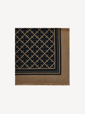Šátky By Malene Birger Cornelis Wool Světle Hnědé | CZ_BB34368