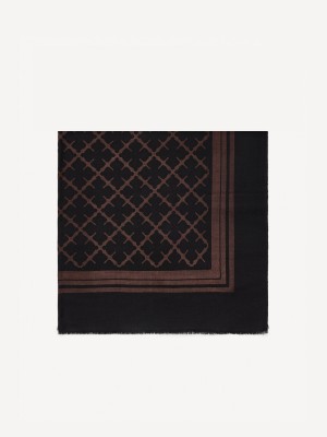 Šátky By Malene Birger Cornelis Wool Tmavě | CZ_BB92848